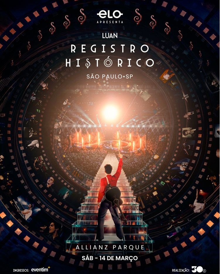 🎤✨ Luan Santana celebra 35 anos com show histórico no Allianz Parque

Luan Santana vai comemorar 35 anos de vida e 18 de carreira em grande estilo! O cantor anunciou o show “Registro Histórico”, marcado para 14 de março de 2026, no Allianz Parque, em São Paulo.

A apresentação promete uma superprodução, com palco grandioso, passarela em “S” e um repertório que passeia por todas as fases da carreira — dos clássicos aos hits atuais. 🎶🔥

🎟️ Ingressos à venda a partir de hoje, às 16h, no site da Eventim.

#LuanSantana #RegistroHistorico #AllianzParque #ShowEmSP #MusicaBrasileira #Sertanejo #Show #Shows2026 #PipocandoNoticias #Musica