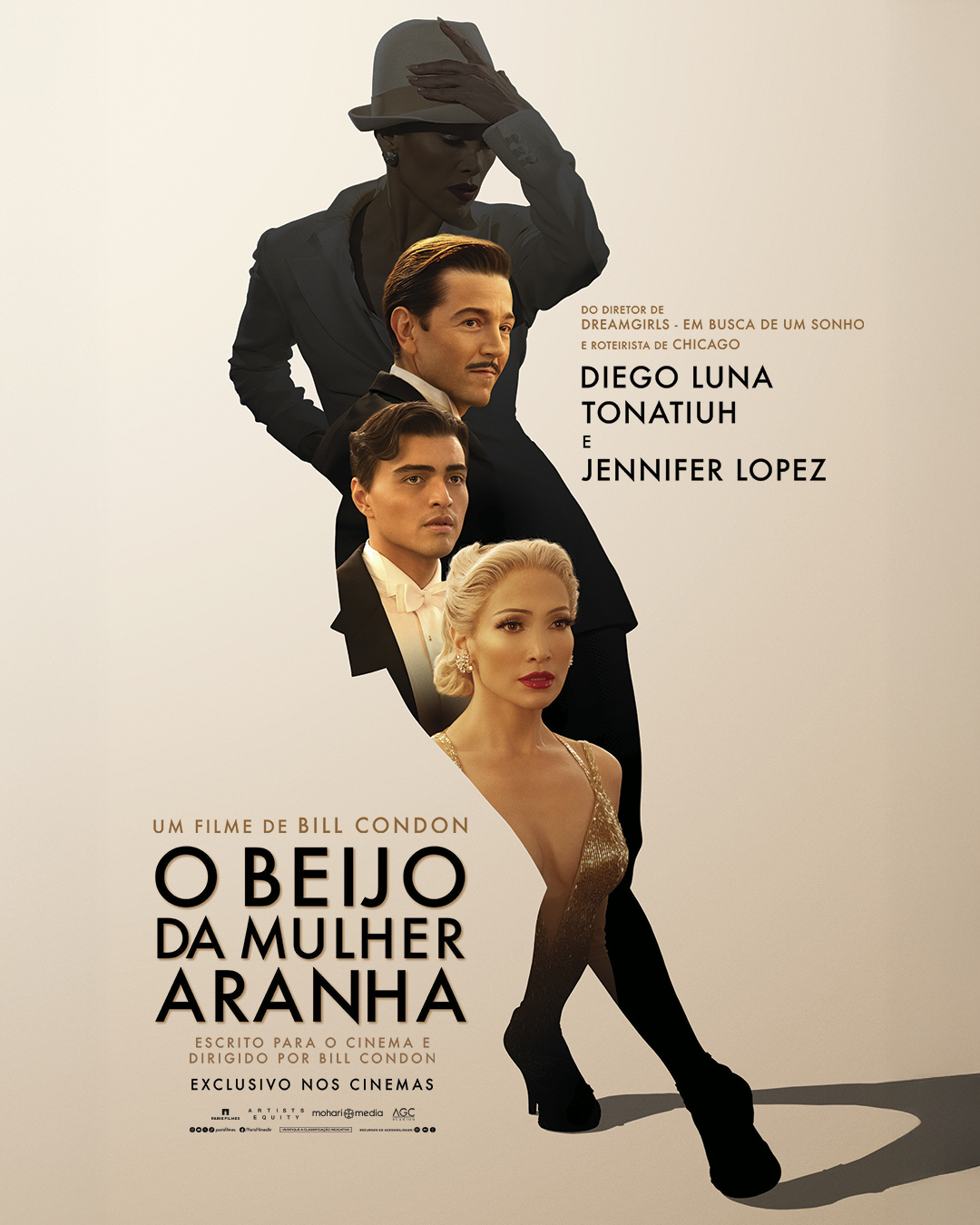 🕷️🎭 Clássico ganha vida — com música, fantasia e Jennifer Lopez!

A Paris Filmes divulgou imagens inéditas de “O Beijo da Mulher Aranha”, adaptação cinematográfica do musical que mistura drama prisional, imaginação e grandes números musicais. Dirigido por Bill Condon, o filme estreia nos cinemas em 15 de janeiro de 2026.

Na trama, Diego Luna e Tonatiuh vivem dois presos que criam um laço improvável dentro de uma prisão argentina — enquanto a fantasia ganha forma através dos musicais estrelados pela diva Ingrid Luna, interpretada por Jennifer Lopez, em performances visuais arrebatadoras. ✨

Com passagens por Sundance, Locarno e Morelia, o longa já desponta como um dos musicais mais comentados de 2026 e forte candidato à temporada de prêmios.

#OBeijoDaMulherAranha #KissOfTheSpiderWoman #JenniferLopez #BillCondon #Musical #Cinema #ParisFilmes #Filmes2026 #BroadwayNoCinema #CulturaPop #PipocandoNoticias